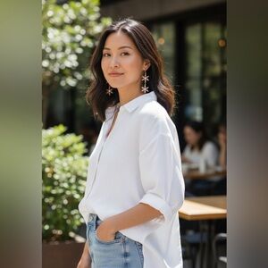 $5 for $25 Elegant Gold and Pink Floral Earrings